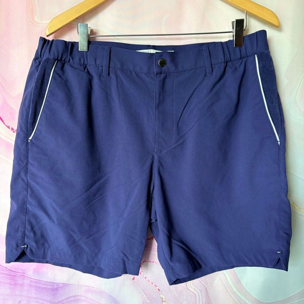 Criquet Court Shorts XL Navy Blue Boardwalk Preppy Luxury Tennis Sporty Beach